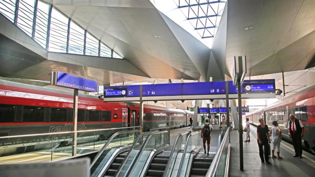 Wiener Hauptbahnhof.