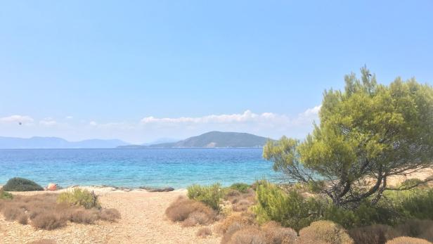 Insel Moni, das kleine Paradies in Griechenland