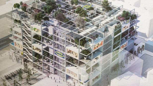 Ikea beim Westbahnhof: Hotel zieht in die oberen Stockwerke ein