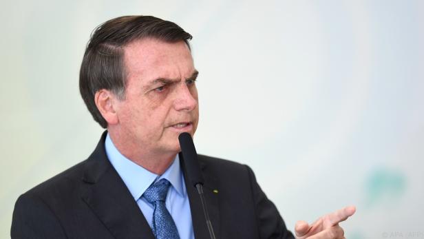 Jair Bolsonaro mit harten Vorwürfen gegen Emmanuel Macron