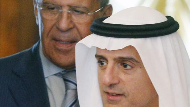 Außenminister Russlands und Saudi-Arabiens, Lawrow und al-Jubei.