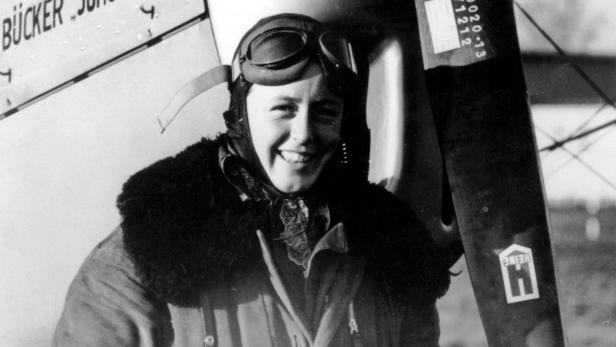 Mit 19 erwarb Uhse den Pilotenschein. Vorbild: Charles Lindbergh.