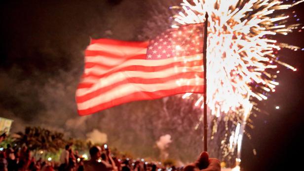 Stars &amp; Stripes überall: Die Amerikaner feiern ihren Unabhängigkeitstag.