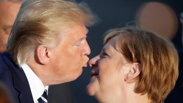 Wie Polterer Trump auf G7-Gipfel zum Küsserkönig wurde