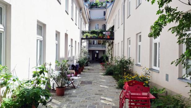 Bis zu 3.000 Euro stellt die Stadt für eine Innenhofbegrünung bereit.