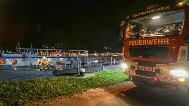 Einsatz in Melk: Brand an Bord eines Donau-Kreuzfahrtschiffes