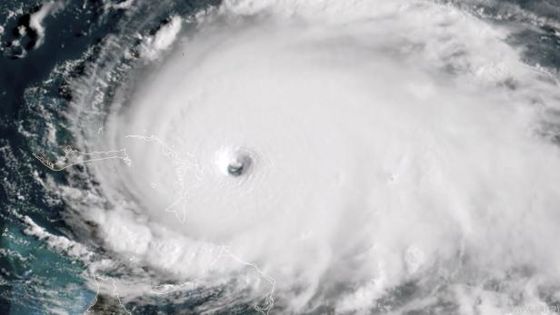 Hurrican "Dorian" ist ein Sturm der höchsten Kategorie fünf