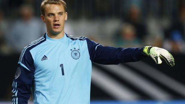 Manuel Neuer im Trikot der deutschen Nationalmannschaft.