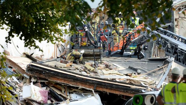 Explosion in Antwerpen: Drei Menschen gerettet, ein Vermisster