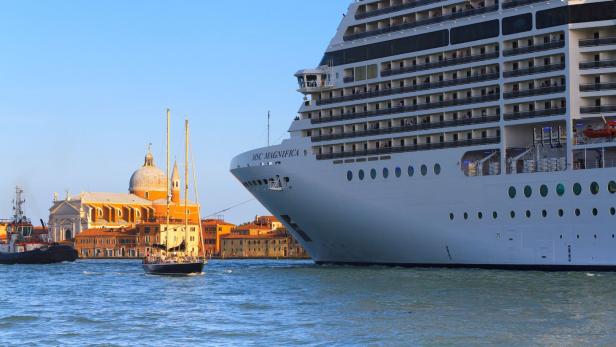 Kreuzfahrtschiffe dürfen nicht in Venedigs Zentrum anlegen