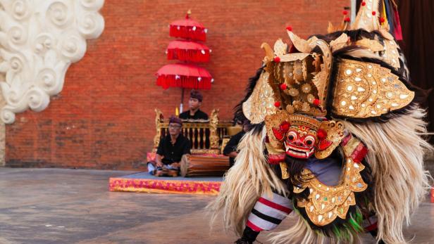 Beim traditionellen Barong-Tanz geht es um das Zusammenspiel von Gut und Böse