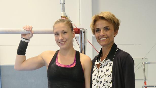 Lisa Ecker und ihre Trainerin Johanna Gratt