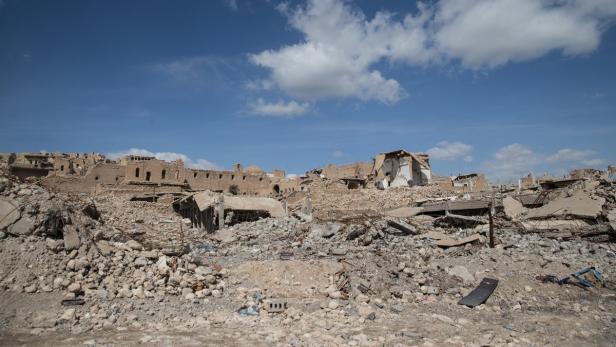 Zerstörungen in Sinjar