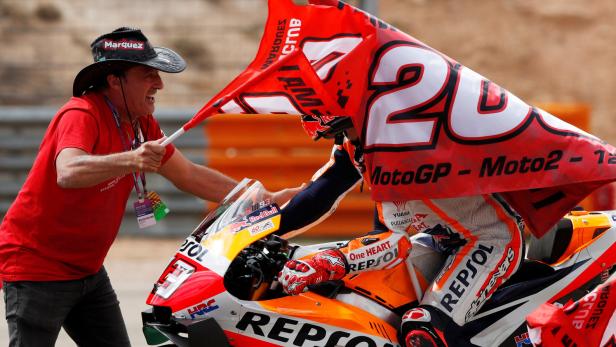 MotoGP: Start-Ziel-Sieg von Marc Marquez in Alcaniz