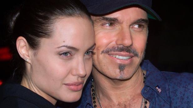 Billy Bob Thornton und Angelina Jolie posieren bei einer Filmpremiere