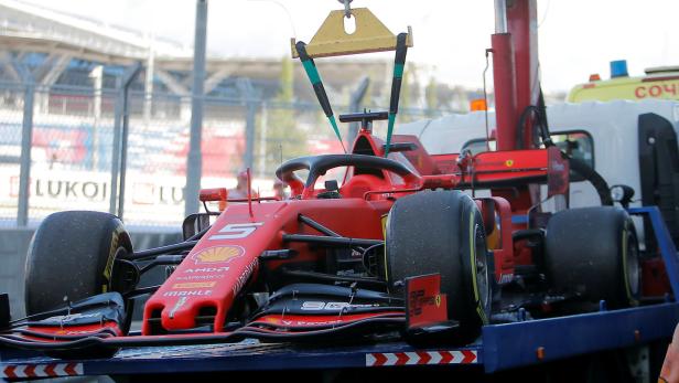 Bei Ausfall in Sotschi: Vettels Ferrari stand unter Strom