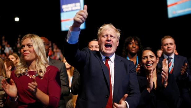 Boris Johnson auf dem Tory-Parteitag