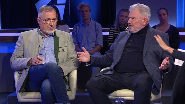 Mölzer sorgt für Eklat im TV: "Ewald, du bist ein Trottel"