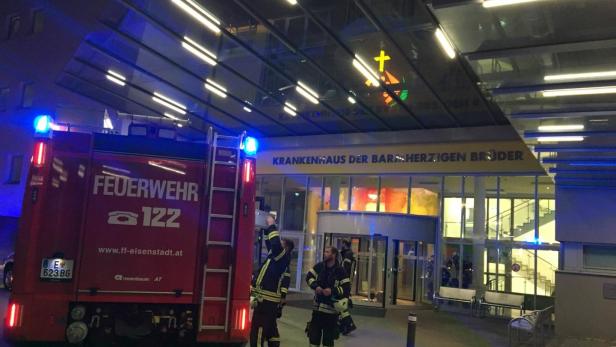 Krankenhaus Eisenstadt: Station wegen Zimmerbrandes evakuiert