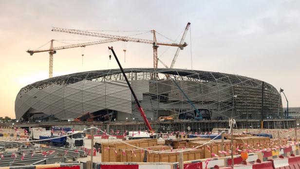 Das Al Thumama Stadium im Südosten von Doha wird 40.000 Zuschauer fassen.