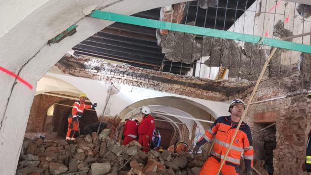 Gewölbeeinsturz bei Renovierung: Zwei Verletzte in der Steiermark