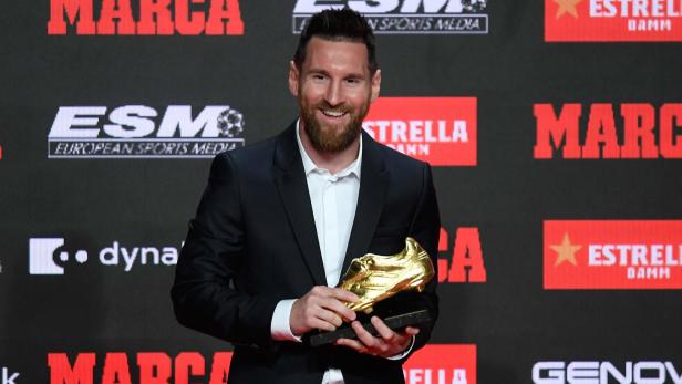 Messi erhielt den Goldenen Schuh