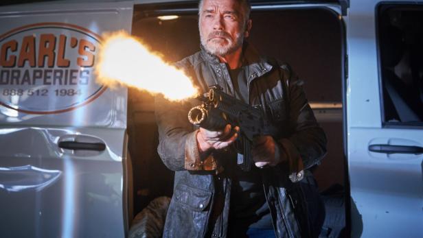 Arnold Schwarzenegger spielt witzig seine unverkennbare Paraderolle als Terminator