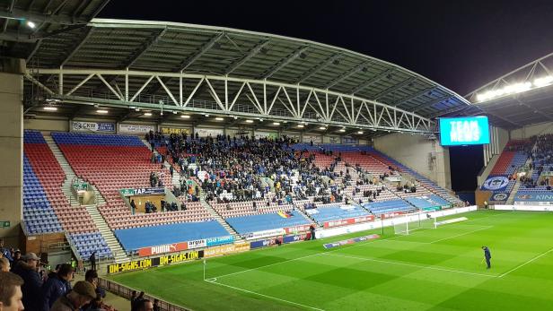 Leeres Haus: 9.244 Zuschauer waren bei Wigan gegen Birmingham.