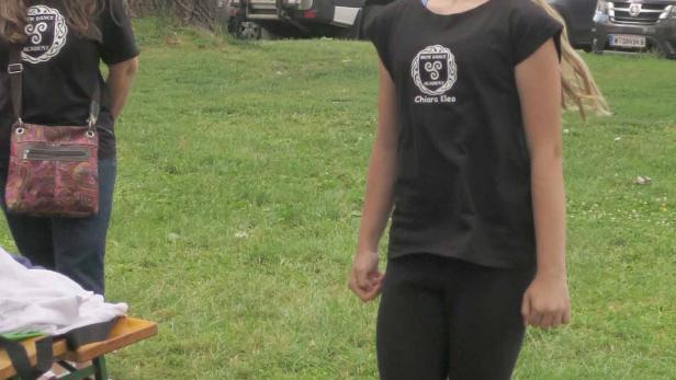 Chiara in Aktion...