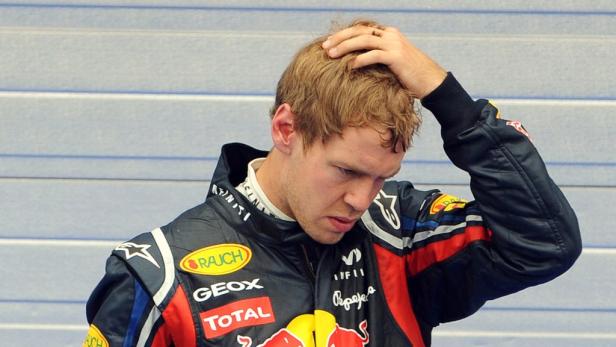 Kleine Sorgenfalten bei Vettel