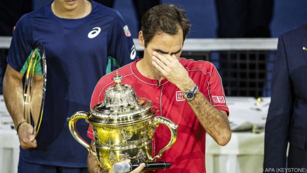 Roger Federer zeigt seine Emotionen