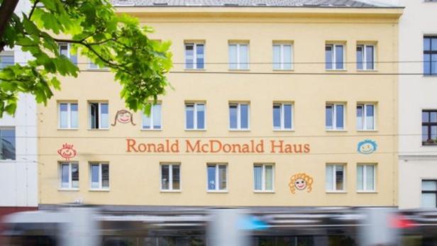 Das Ronald McDonald Haus vis-à-vis dem St. Anna Kinderspital in Wien.