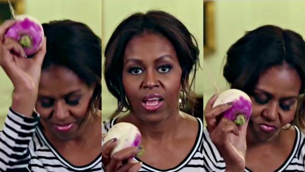 Warum Michelle Obama mit einer Rübe tanzt