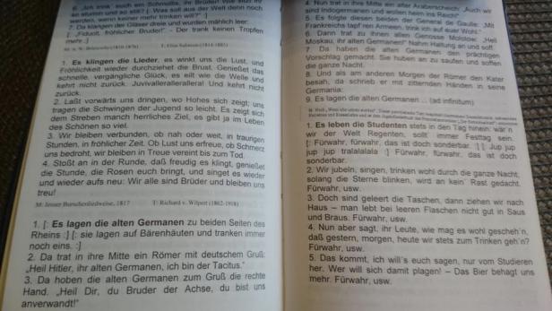 Liederbuch-Affäre: Verfassungsschutz ermittelt wegen Wiederbetätigung