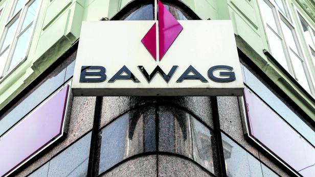 FILE PHOTO - BAWAG P.S.K. logo is pictured at a branch office in Vienna