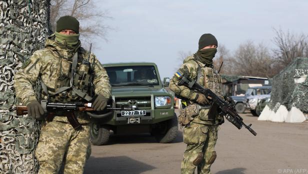 Ukrainische Armee wirft Separatisten Verletzung der Waffenruhe vor