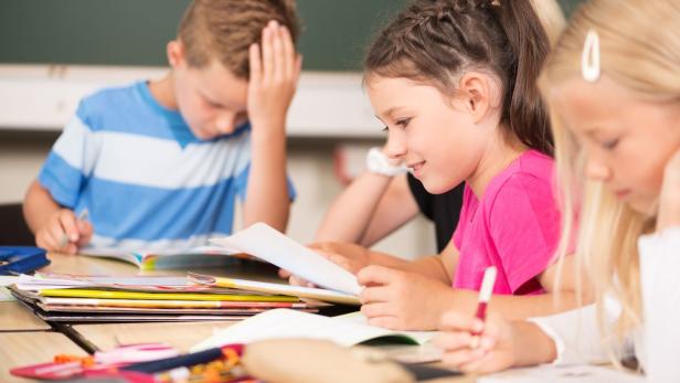 Kinder in der Grundschule Unterricht: Ab Herbst mehr E-Books im Einsatz
