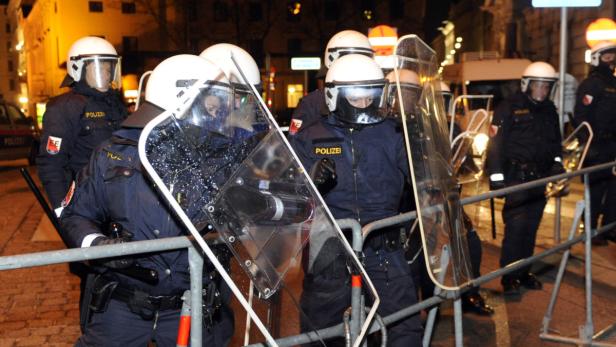 Im Vorjahr war die Innenstadt (im Bild Schottengasse) weiträumig abgesperrt worden.