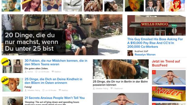 Buzzfeed in Deutschland gestartet