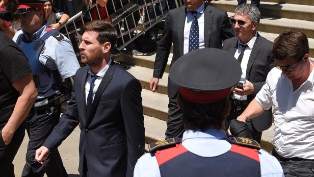 Lionel Messi wurde verurteilt.
