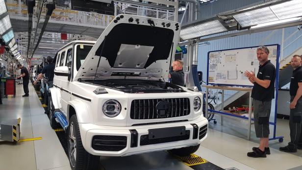 Produktion der Mercedes-Benz-G-Klasse in Graz