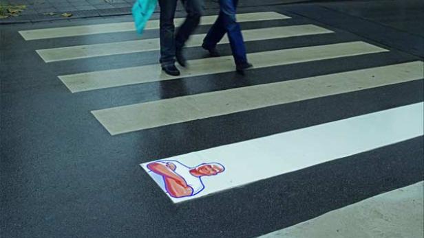 Die Straße als Werbefläche