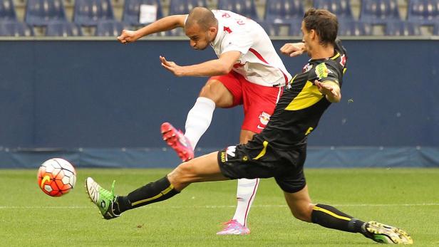 Omer Damari erzielte das 1:0 für Salzburg, musste später verletzungsbedingt ausgewechselt werden.
