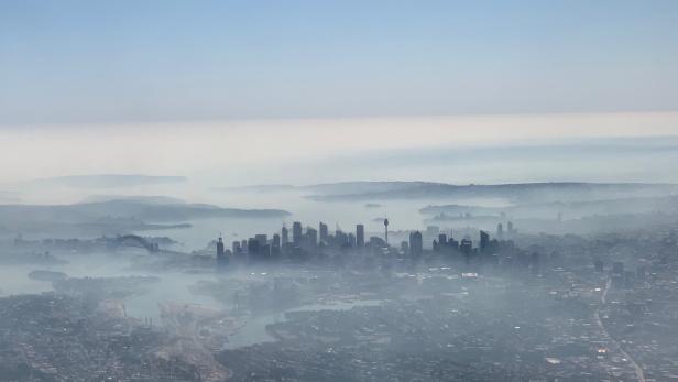 Buschfeuer: Sydney in dicken Rauch gehüllt