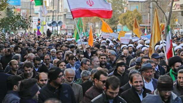 Proteste am 20. November in der Stadt Ardabil.