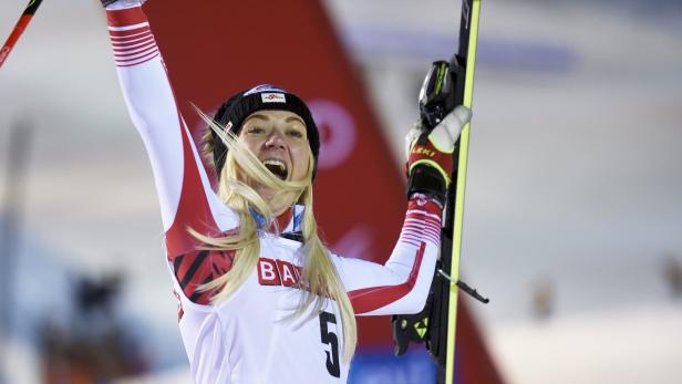 Katharina Truppe fuhr im Slalom von Levi das erste Mal in ihrer Karriere auf das Siegespodest.