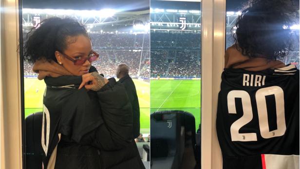 Was hat Rihanna im Juventus-Stadion zu suchen?