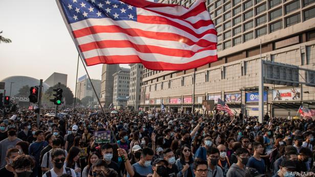 Die USA unterstützen die Demokratiebewegung in Hongkong