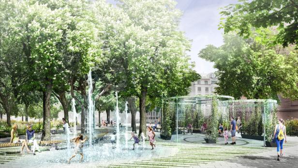 So soll der Wiener Esterházypark künftig die Stadt kühlen