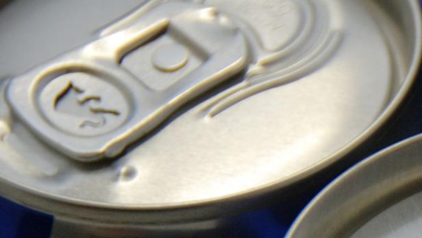 Nahaufnahme des Verschlusses einer Getränkedose.